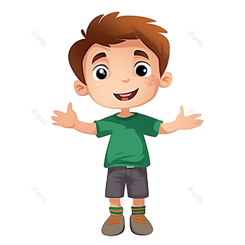 卡通图片,儿童元素,人物PNG,卡通人物免抠素材